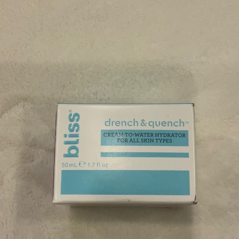 Bliss drench and quench cream-to-water hydrator